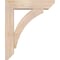 Ekena Millwork Thorton Slat Smooth Bracket w/ Offset Brace, Douglas Fir, 5 1/2"W x 20"D x 24"H BKT0604X20X24THR06SDF - alternate 4